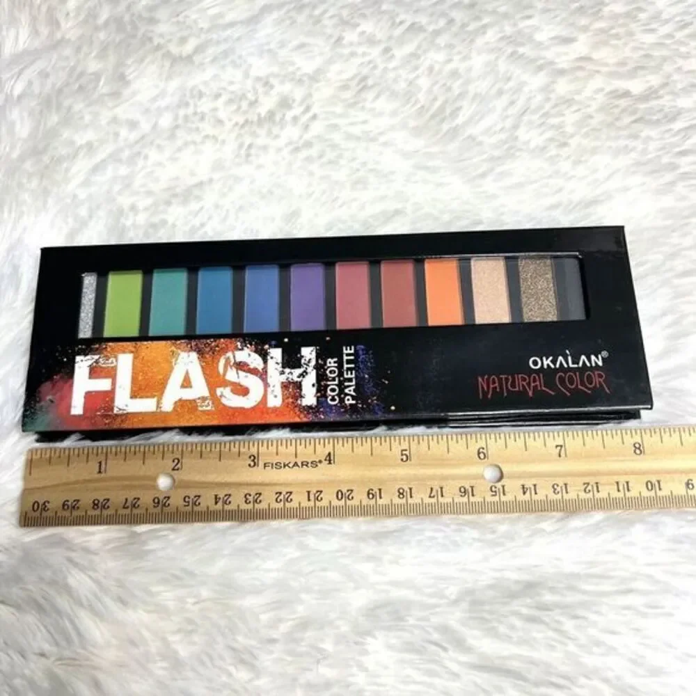 OKALAN FLASH COLOR PALETTE 12 Color‎ Eyeshadow Palette
